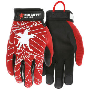 Synthetic Leather Palm Mechanics Work Gloves