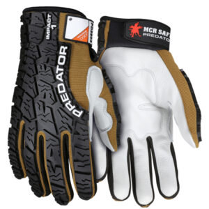 Mechanics Work Gloves TPR Back