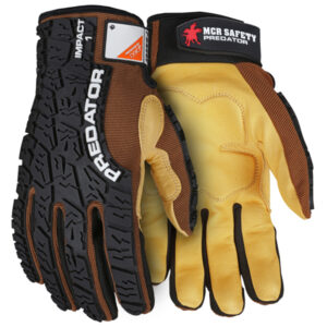 Mechanics Work Gloves TPR Back