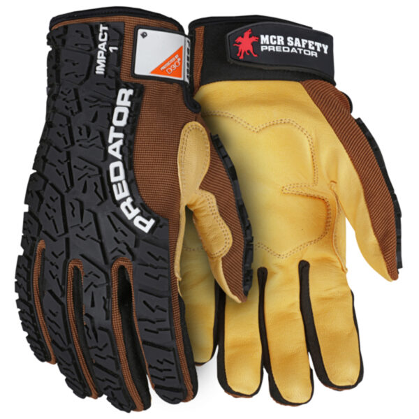 Mechanics Work Gloves TPR Back