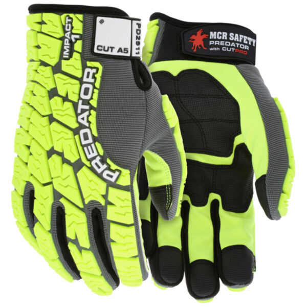 Mechanics Work Gloves TPR Back