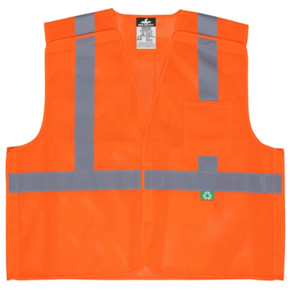 Class 2 Recycled Safety Vest Break Away