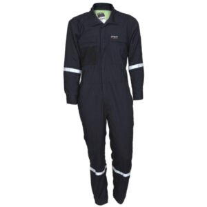 Flame Resistant FR Navy Blue Coverall