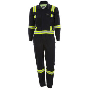 Flame Resistant FR Navy Blue Coverall