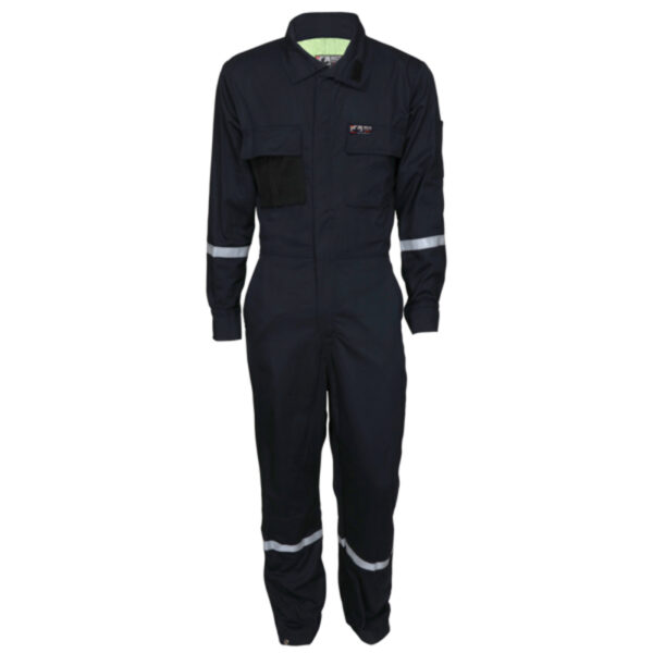 Flame Resistant Navy Work Coveralls