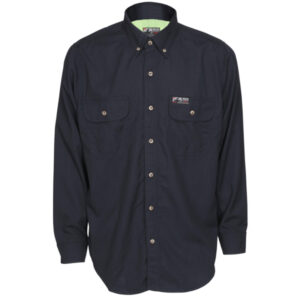 Flame Resistant FR Navy Work Shirt