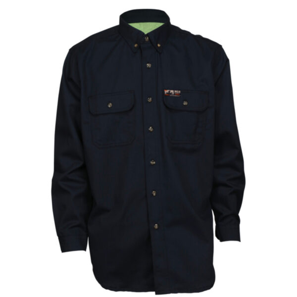 Flame Resistant FR Cotton Long Sleeve Work Shirt