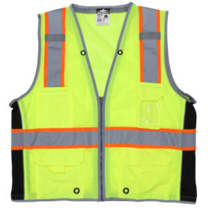 Class 2 Lime Mesh Surveyor Safety Vest