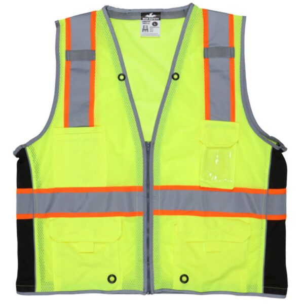 Class 2 Lime Mesh Surveyor Safety Vest