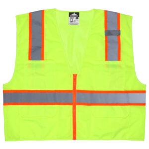 Class 2 Lime Mesh Surveyor Safety Vest
