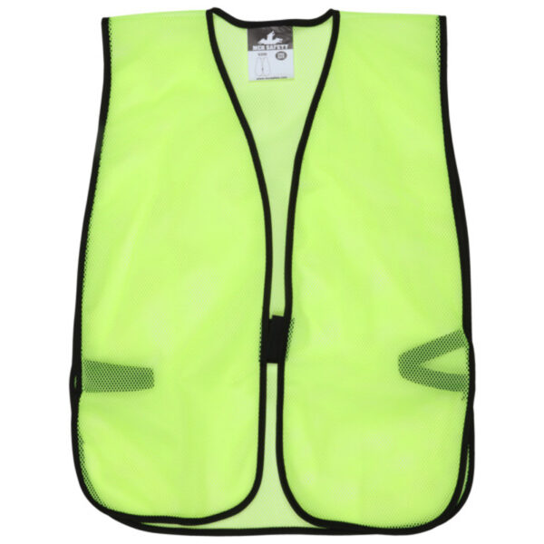 Lime Yellow Hi-Visibility Mesh Safety Vest