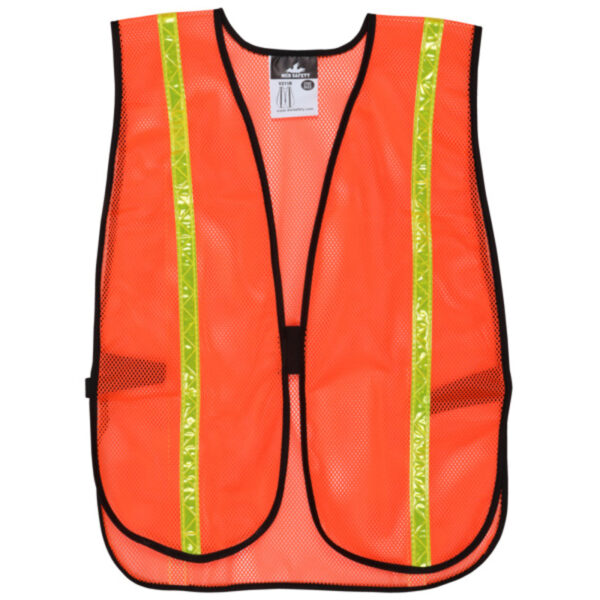 Orange Reflective Hi-Visibility Mesh Safety Vest