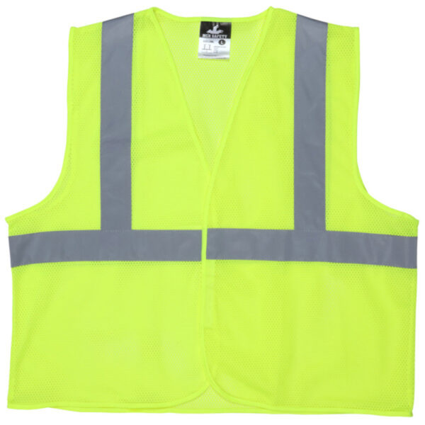 Class 2 Mesh Lime Safety Vest