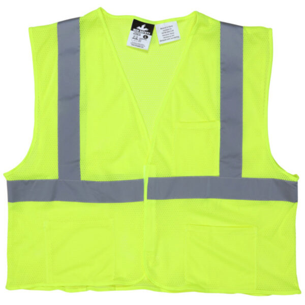 Class 2 Mesh Lime Safety Vest
