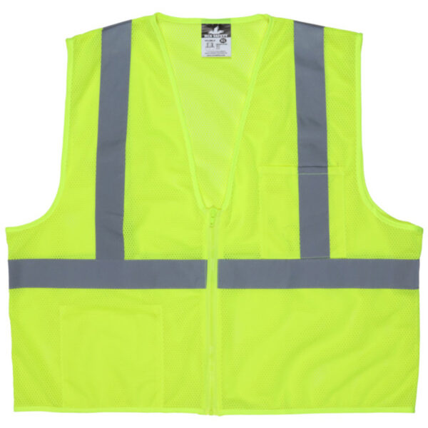 Class 2 Mesh Lime Safety Vest