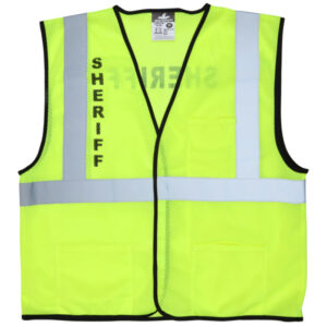 Class 2 Mesh Safety Vest With Sheriff Logos
