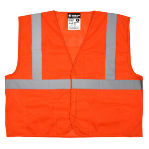 Class 2 Mesh Orange Safety Vest
