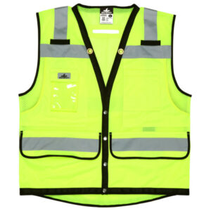 Class 2 Lime Premium Surveyor Safety Vest