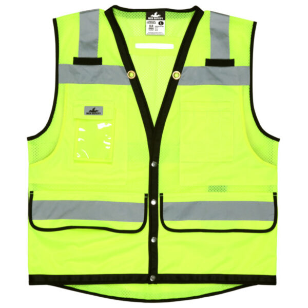 Class 2 Lime Premium Surveyor Safety Vest