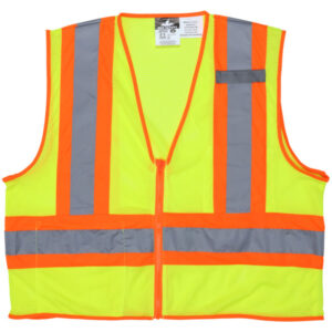 Class 2 Fluorescent Lime Mesh Safety Vest