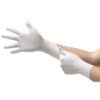 Latex, powder-free, sterile examination glove with excellent tactile sensitivity and grip