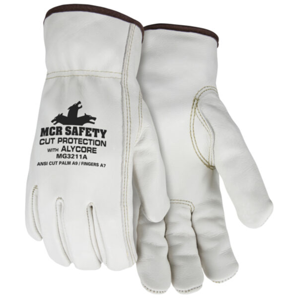 Leather Drivers Cut Resistant Work Gloves