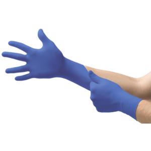 Nitrile, powder free examination glove with exceptional fit and reliable protection