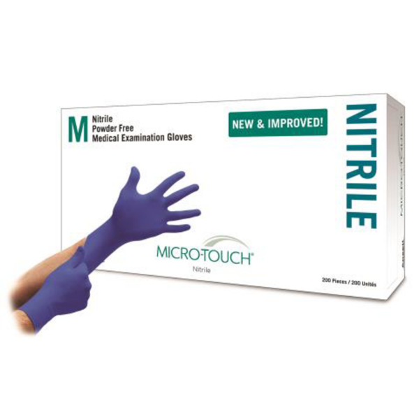 Nitrile, powder free examination glove with exceptional fit and reliable protection