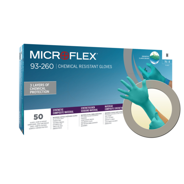Thinnest Chemical Resistant Synthetic Composite Disposable Glove