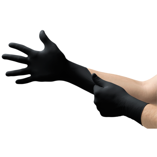 Black Latex Exam Glove