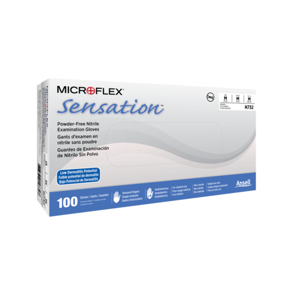 Nitrile Exam Glove with Low Dermatitis Potential