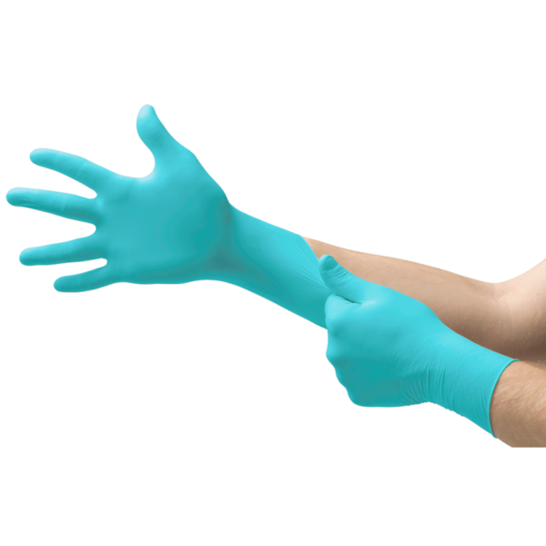 Aloe & Chamomile Coated Nitrile Exam Glove