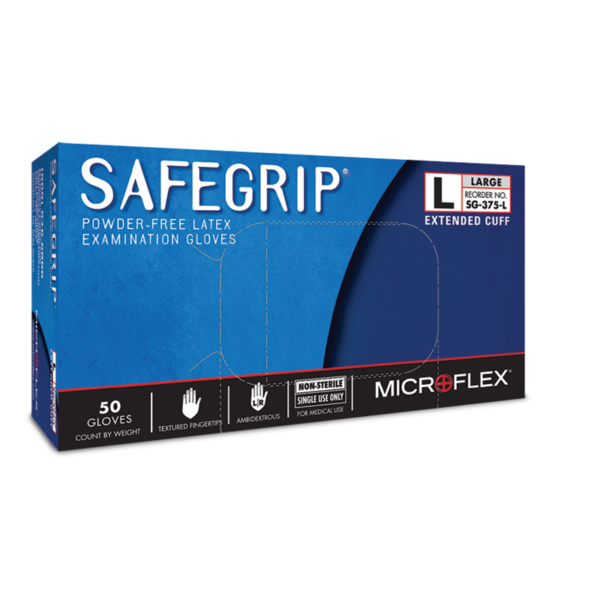 Thick, Durable Latex Exam Glove with Extended Cuff