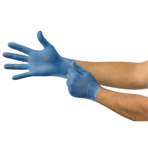 Blue Vinyl Disposable Glove