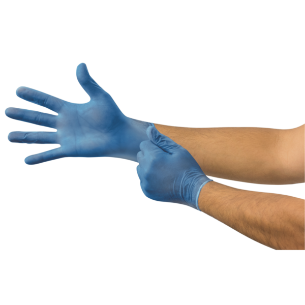 Blue Vinyl Disposable Glove