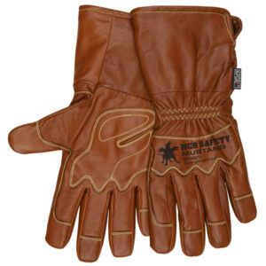 Fleece Lined Waterproof Leather Work Gloves