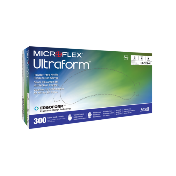 Nitrile Exam Glove designed with ERGOFORM™ technology