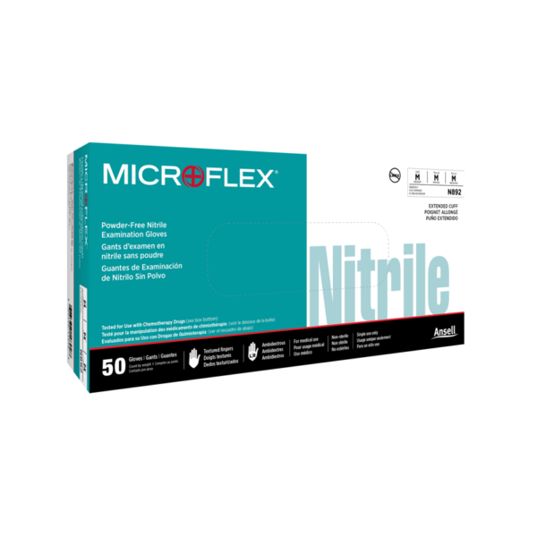 Nitrile Exam Glove with Extended Cuff