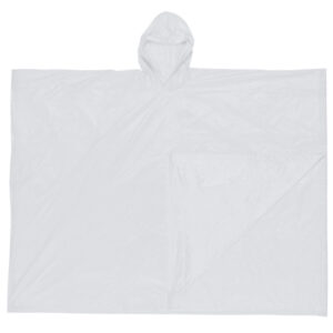 Packable Lightweight Clear Waterproof Rain Poncho