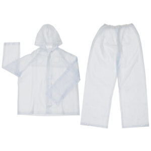 2 Piece Clear Waterproof Rain Suit