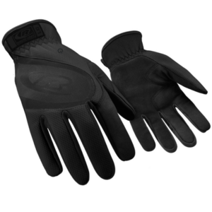 Tactile automotive glove with slip-on cuff.