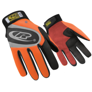 Tactile and secure cuff high visibility automotive glove.