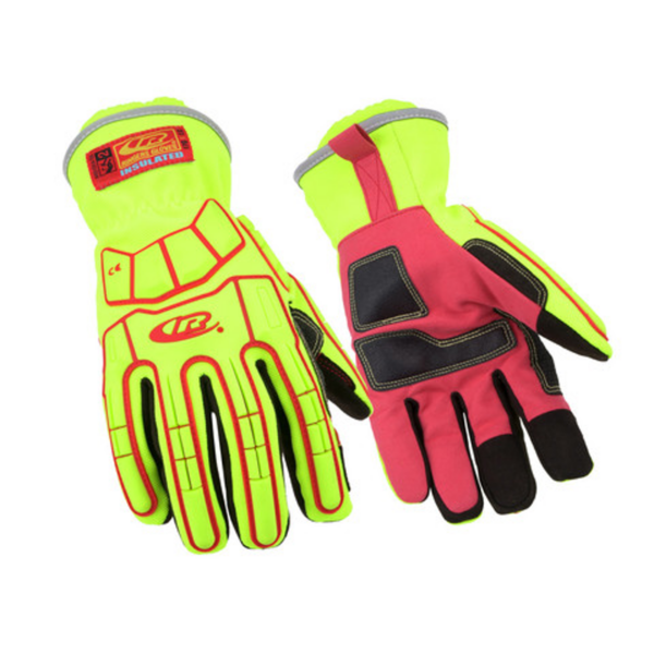 Insulated, waterproof impact gloves, with insulation and waterproof barrier to keep hands warm and dry