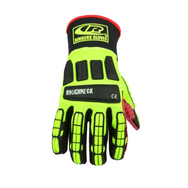 Heavy-duty, oil-resistant impact gloves with a Silicone Dot® palm for enhanced grip
