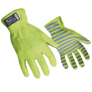 High visibility traffic control glove