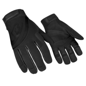Synthetic leather foam padded palm rope rescue glove.