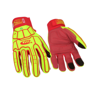 Touchscreen-compatible impact and cut protection gloves, for hand safety and ease of use