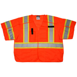 Class 3 Mesh Orange Safety Vest