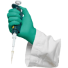 Powdered Disposable Nitrile Glove with Enhanced Chemical Splash Protection