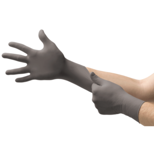 Dark Grey Disposable Nitrile Glove with Ansell Grip™ Technology